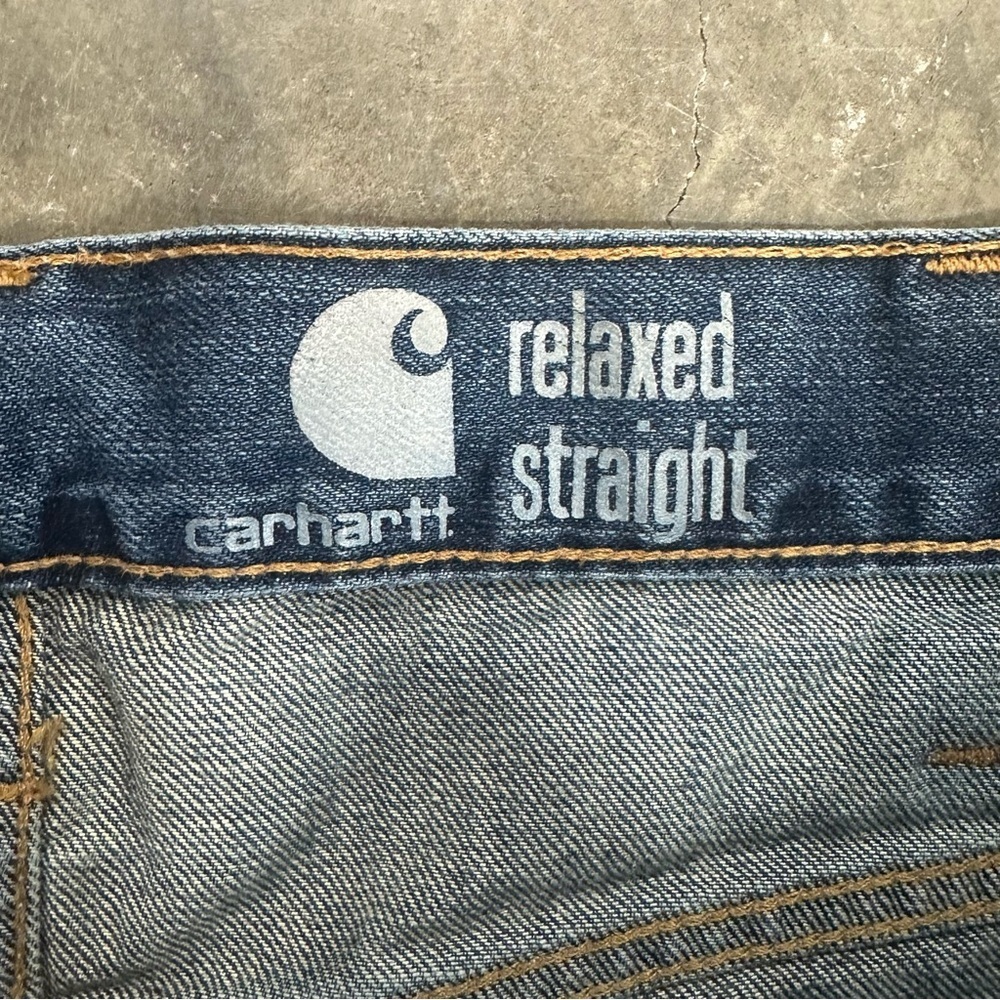 Carhartt Relaxed Straight Men’s Jeans Size 36x32 - Picture 3 of 7